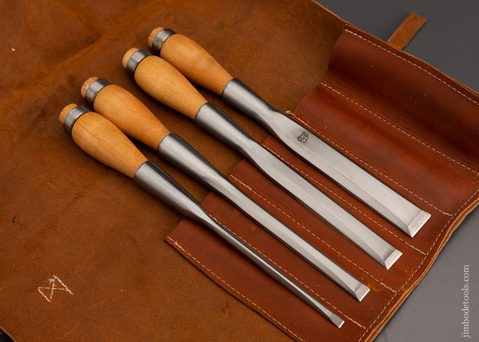 Mint Unused BARR Heavy Bench Chisels Set of 4 - 103848