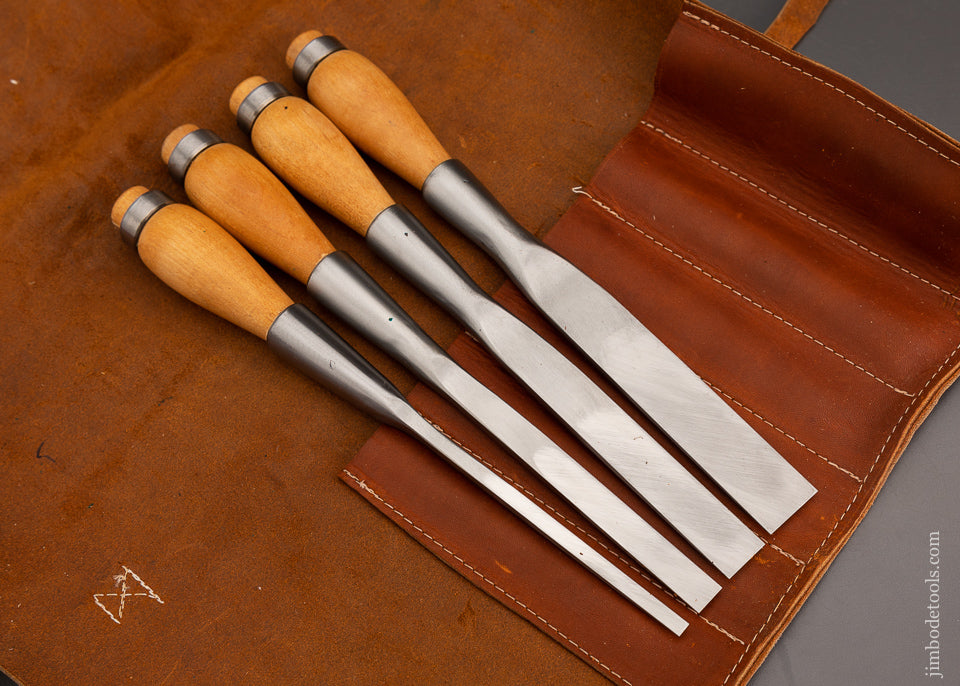 Mint Unused BARR Heavy Bench Chisels Set of 4 - 103848