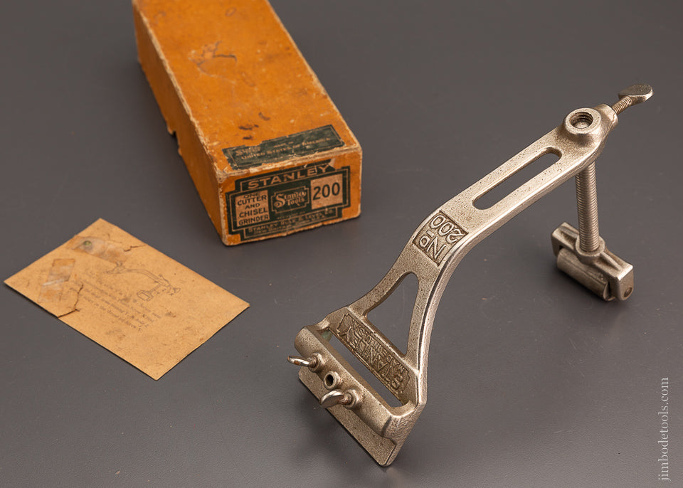 STANLEY  No. 200 Cutter & Chisel Grinder Mint in Box - 103861