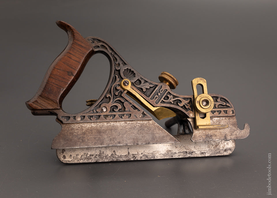 Nice Ornate STANLEY MILLER’S PATENT Plow Plane - 103872