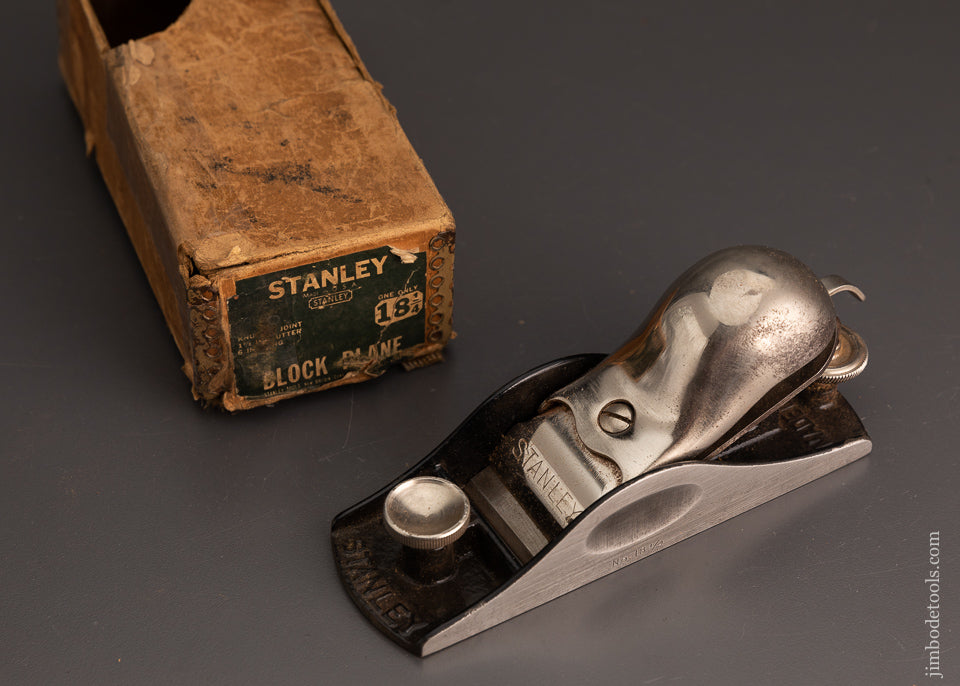 STANLEY No. 18 1/4 Block Plane in Box - 103885