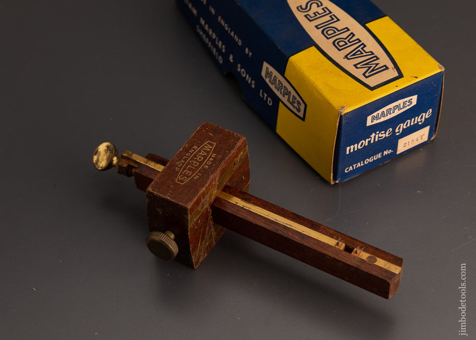 MARPLES Mortise Gauge Near Mint in Box - 103893