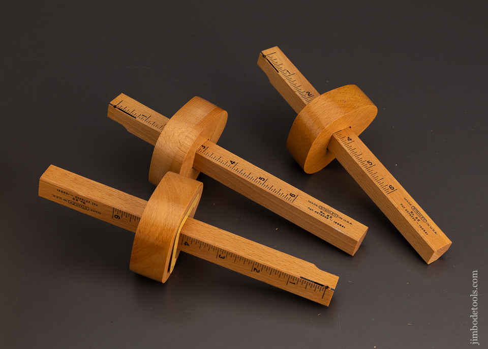 3 BEECH STANLEY No. 65G Gauges in Box - 103900