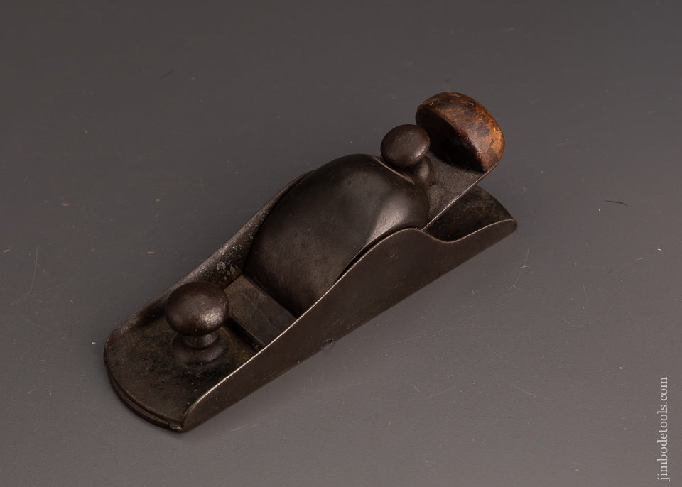 Rare Adjustable Block Plane with Adjustable Mouth by METALLIC PLANE CO. - 103920
