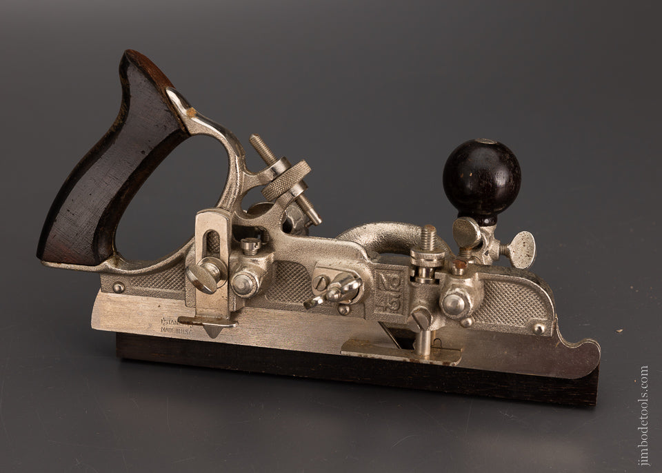 STANLEY No. 45 Combination Plow Plane in Box 100% Complete Near Mint - 103928