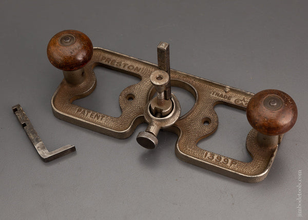 Fine PRESTON No. 1399P Router Plane with 2 Irons - 103984