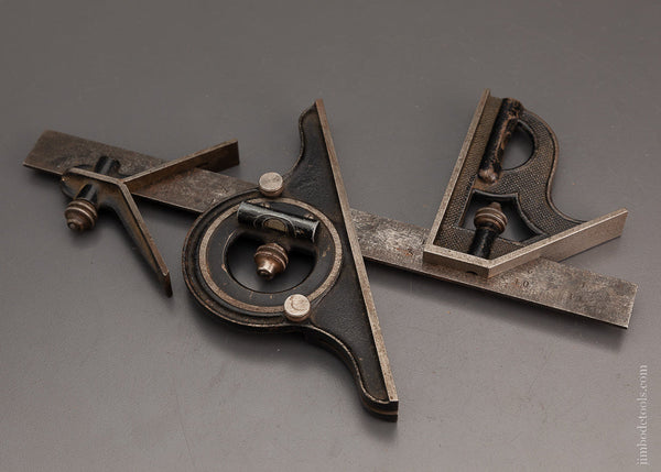 12 Inch STARRETT Combination Square with Center Finding Head - 103998