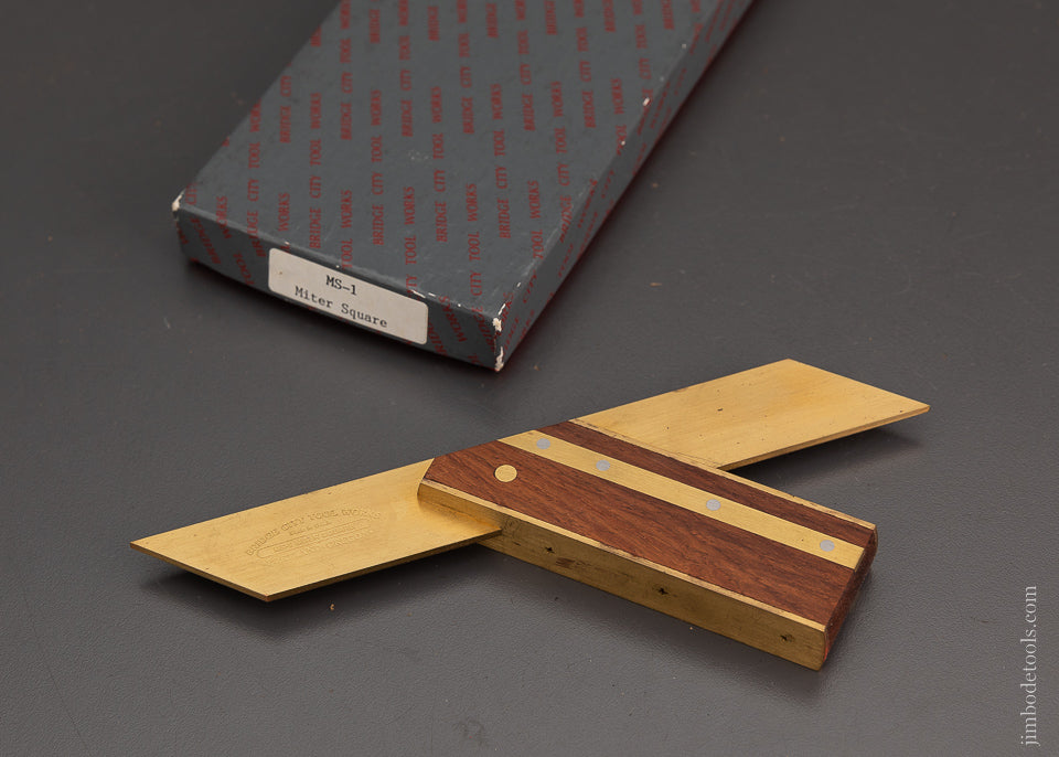 BRIDGE CITY TOOL WORKS MS1 Miter Square in Box - 104007