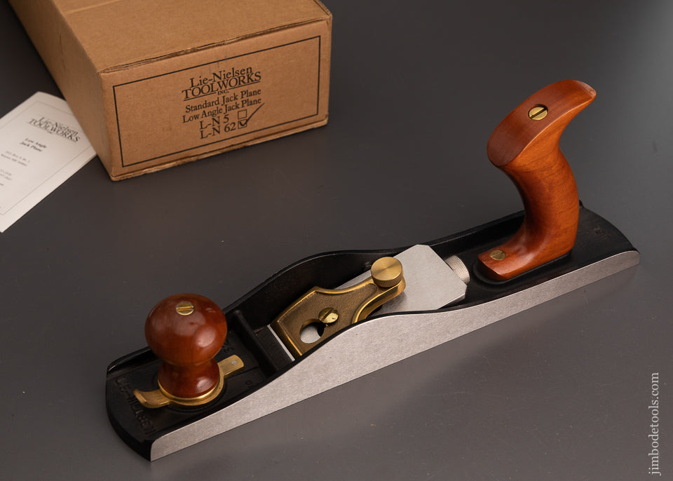 LIE NIELSEN No. 62 Low Angle Jack Plane Unused Mint in Box - 104021