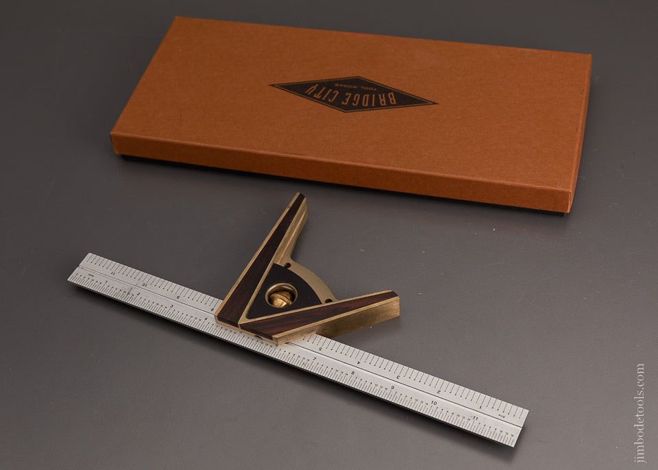 BRIDGE CITY TOOL WORKS CS-12 Combination Square in Box - 104026