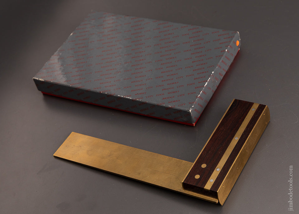 BRIDGE CITY TOOL WORKS TS-2 Master Try Square in Box - 104029