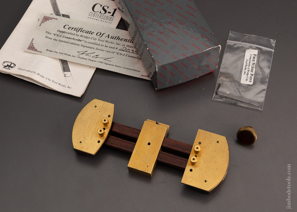 BRIDGE CITY TOOL WORKS CS-1 Centerscribe in Box - 104030