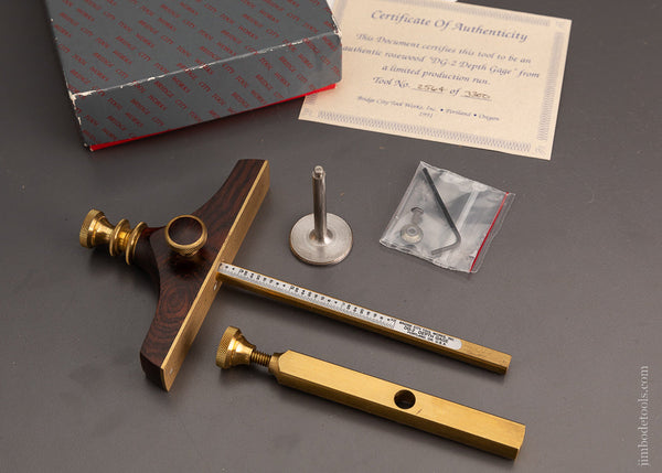 BRIDGE CITY TOOL WORKS DG-2 Depth Gauge in Box - 104031