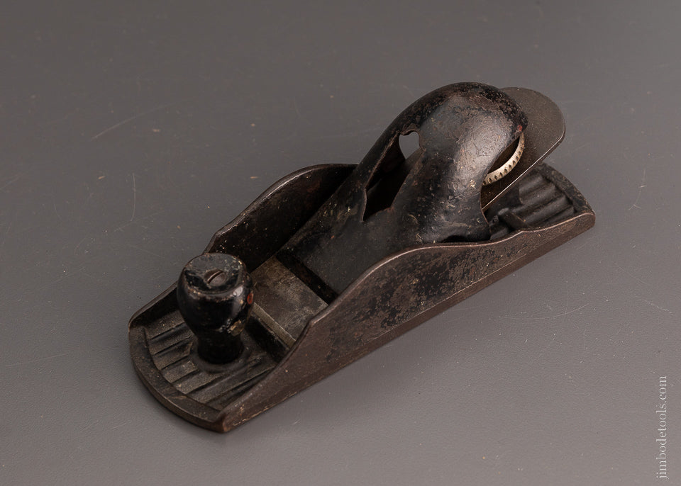 Rare Wide Body, Corrugated, Adjustable CHAPLIN’S PATENT Block Plane by TOWER & LYON - 104064