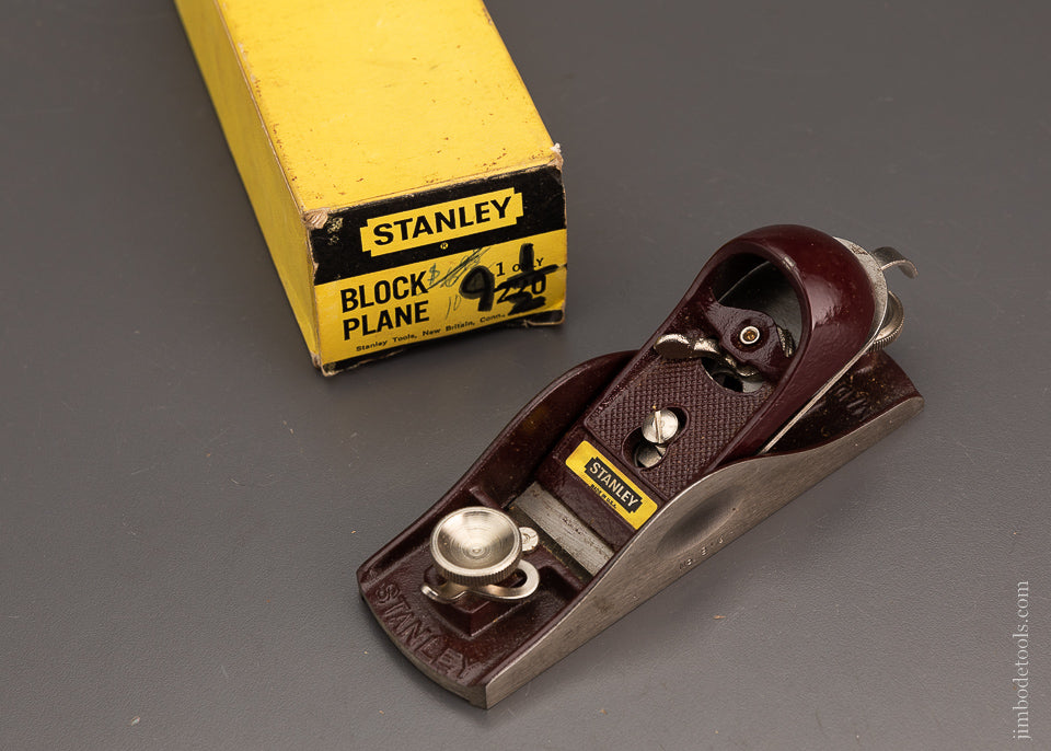 STANLEY No. 9 1/2 Block Plane Mint in Box - 104070