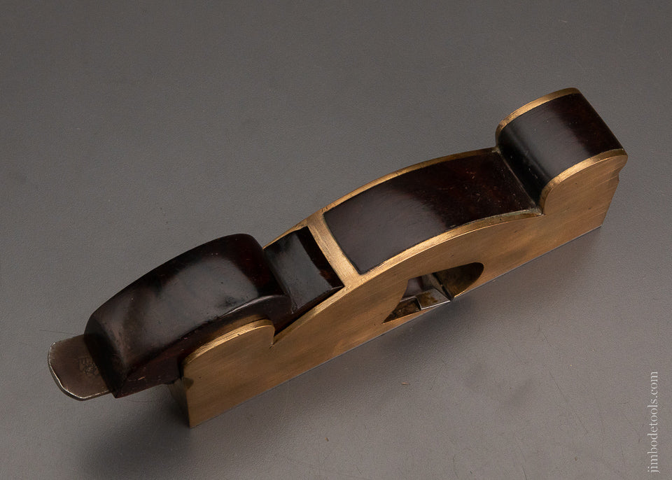 Crisp, Fine Gunmetal Shoulder Plane with Rosewood Infill - 104083