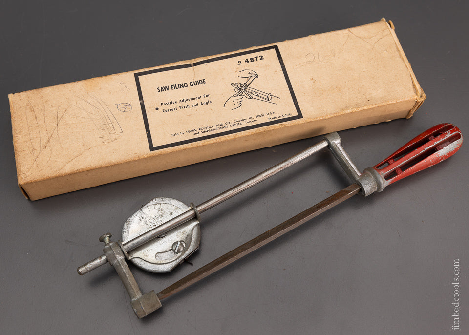 Saw Filing Guide in Original Box SEARS - 104090