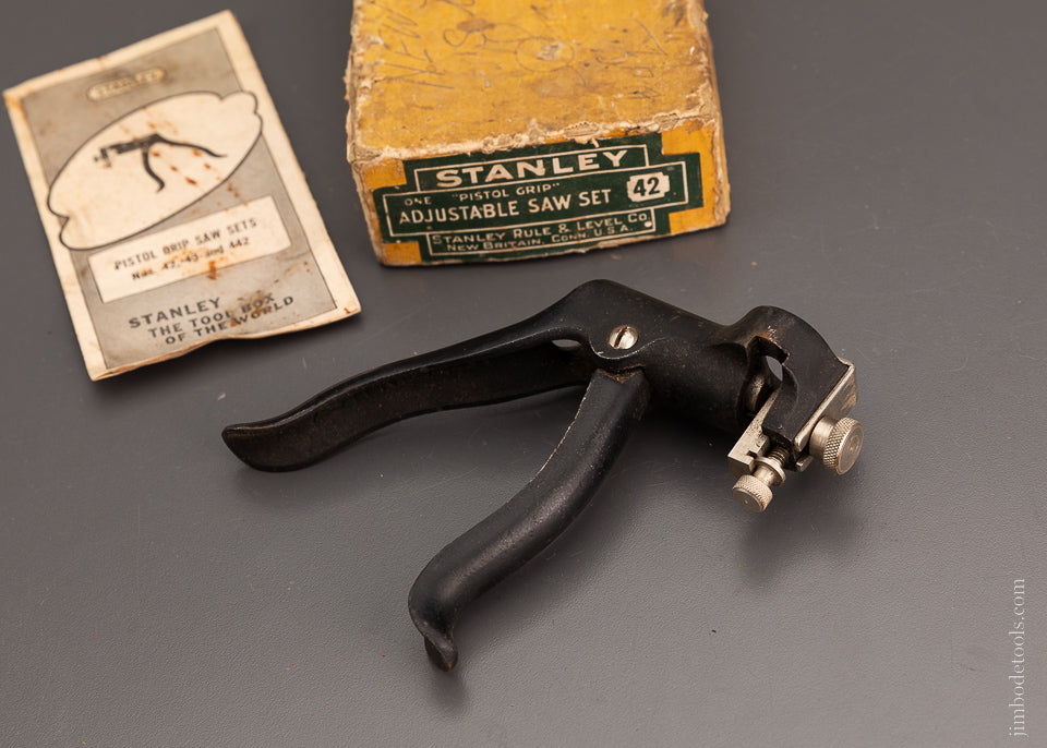 STANLEY No. 42x Saw Set Mint in Box - 104091