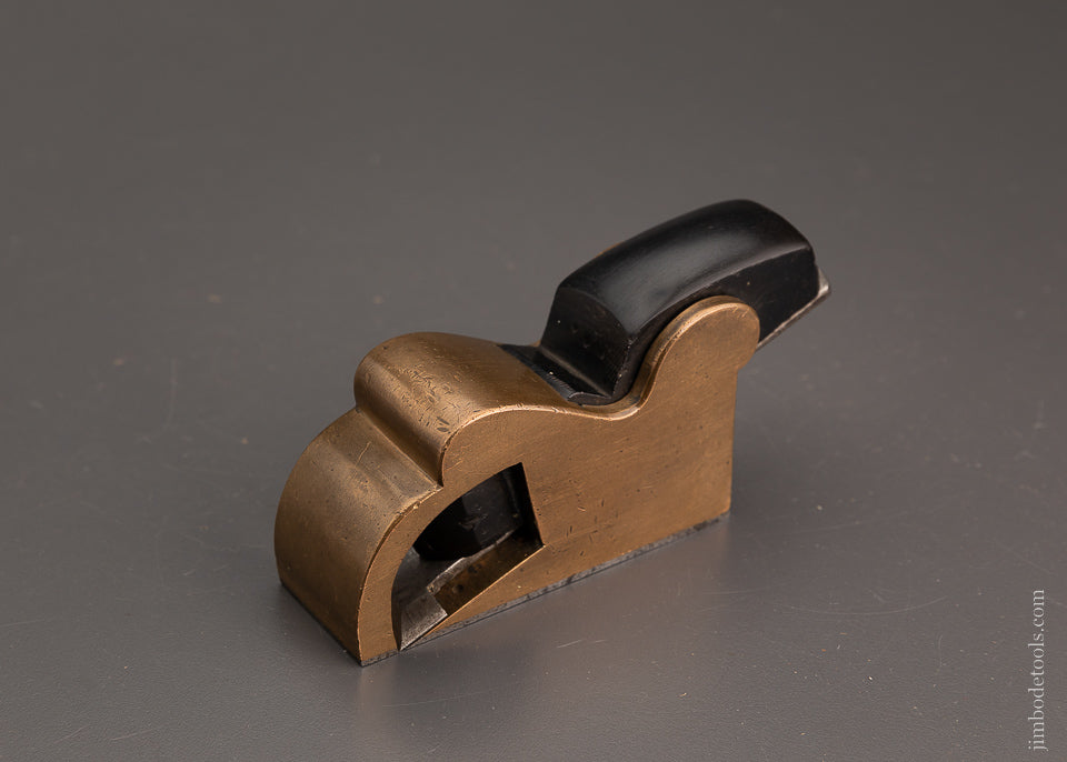 Extra Wide, Crisp, Fine Gunmetal & Ebony Bullnose Shoulder Plane - 104102