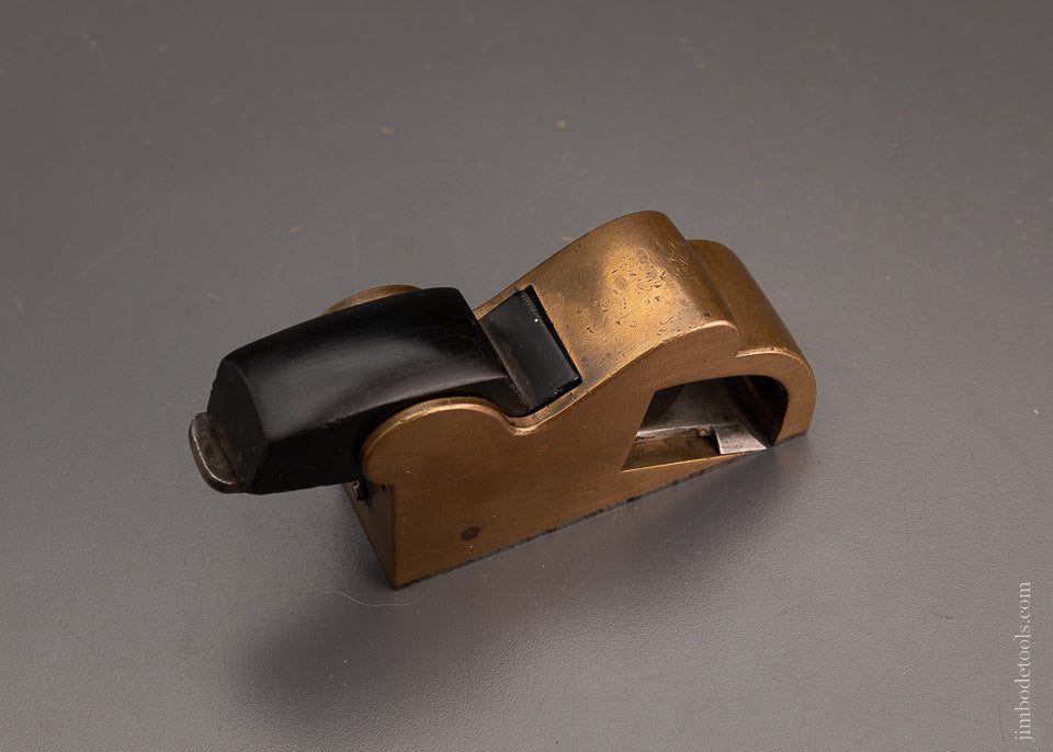 Extra Wide, Crisp, Fine Gunmetal & Ebony Bullnose Shoulder Plane - 104102