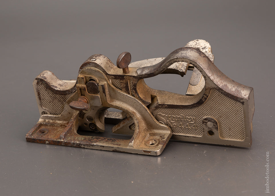 Complete STANLEY No. 444 Dovetail Plane with All 4 Cutters and Both Spur Blocks - 104107