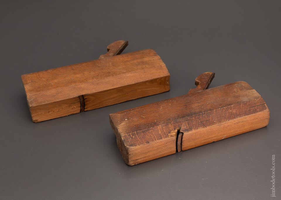 Pair No. 18 Hollow & Round Planes CARTER Good+ - 104155