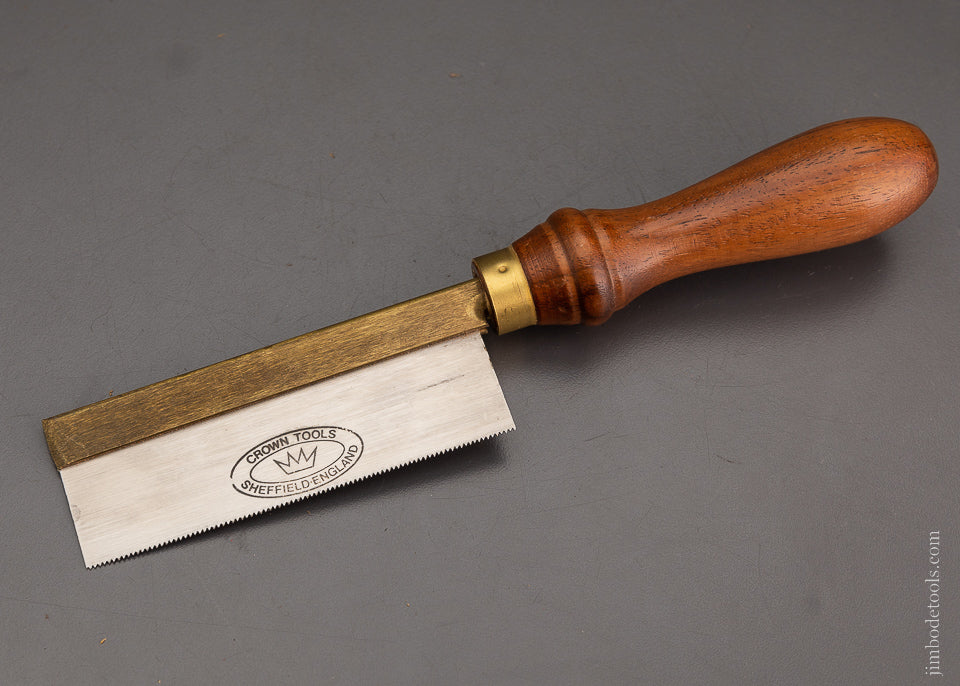 Brass Back Dovetail Saw 4 Inch 20 Point Rip CROWN TOOLS - 104168