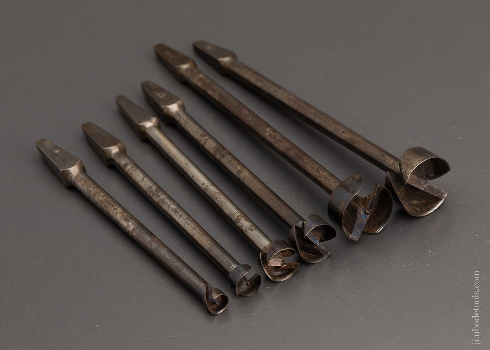 Rare Set of 6 Forstner Bits for Bit Brace - 104182