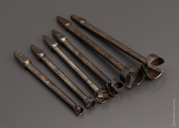 Rare Set of 6 Forstner Bits for Bit Brace - 104182