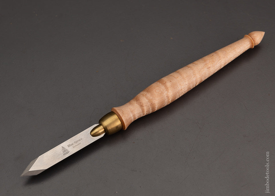BLUE SPRUCE Marking Knife Tiger Maple - 104183