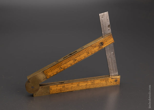 Fine CHAPIN-STEPHENS CO. No. 036 Combination Bevel, Level, Rule - 104207