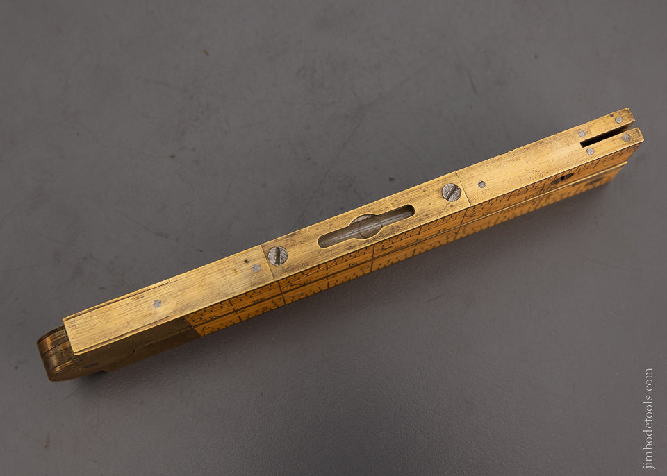 Fine CHAPIN-STEPHENS CO. No. 036 Combination Bevel, Level, Rule - 104207