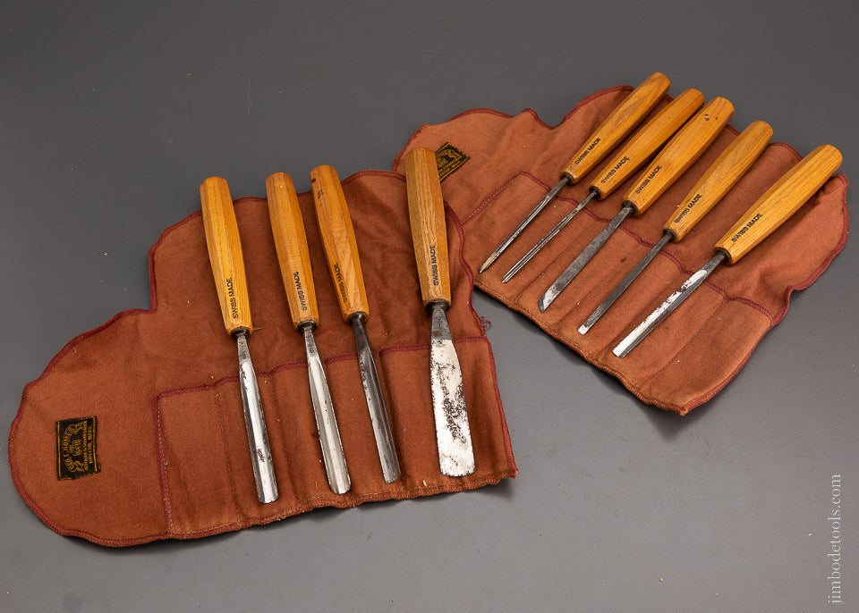 Set of 9 PFEIL SWISS MADE Carving Tools Gouges - 104215