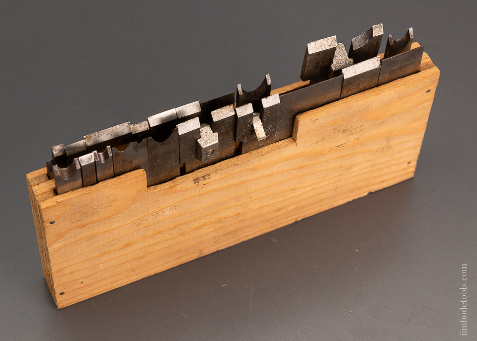 100% Complete STANLEY No. 45 Combination Plow Plane Mint in Box Unused - 104216