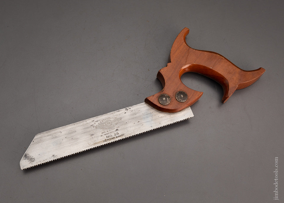 Near Mint ATKINS No. 26 Pattern Maker’s Saw - 104232