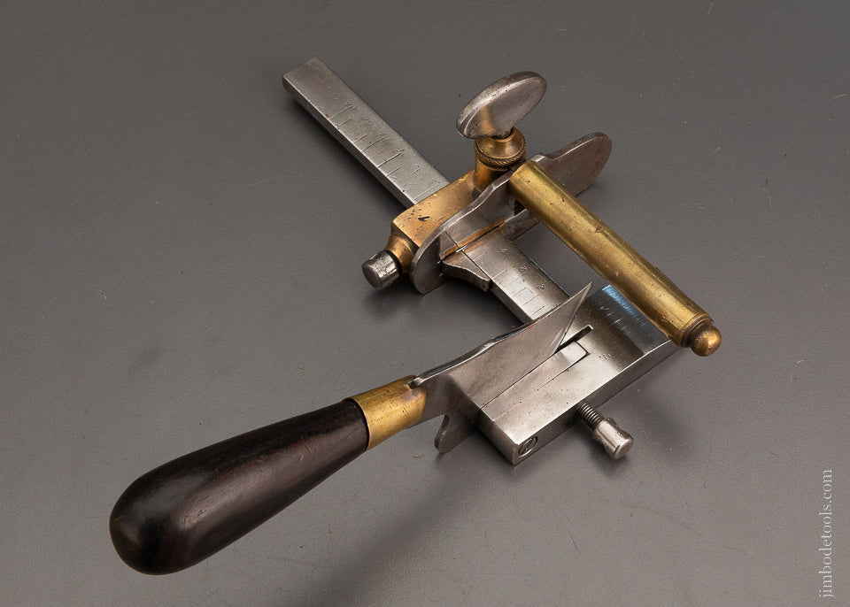 Lovely BLANCHARD PARIS Leather Plow with Rosewood Handle - 104238