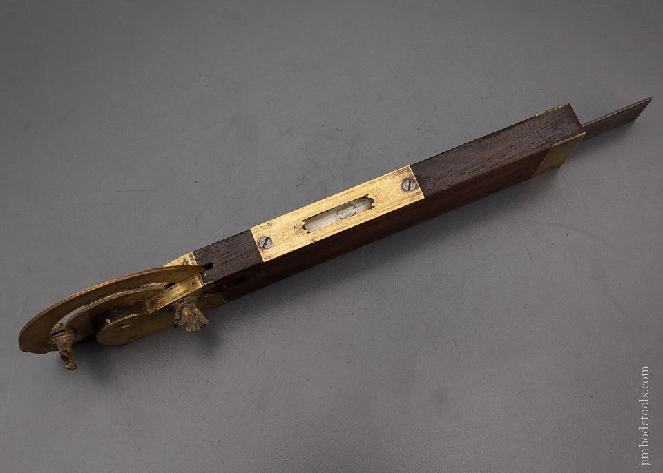 Fine DISSTON & MORSS FISHER PATENT Rosewood Bevel & Protractor - 104285