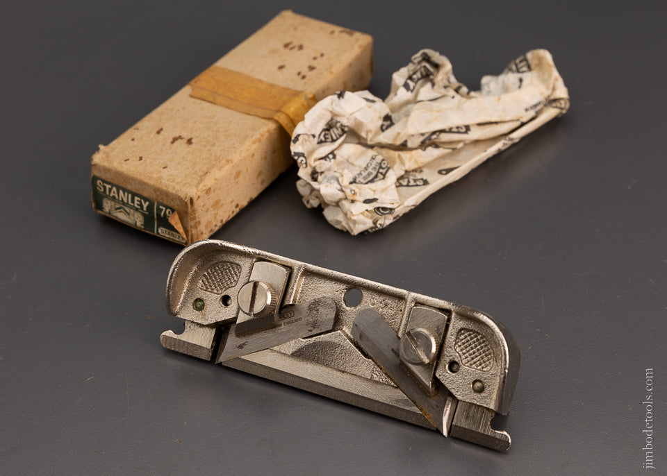 STANLEY No. 79 Double Side Rabbet Plane Mint in Box with Fence - 104293