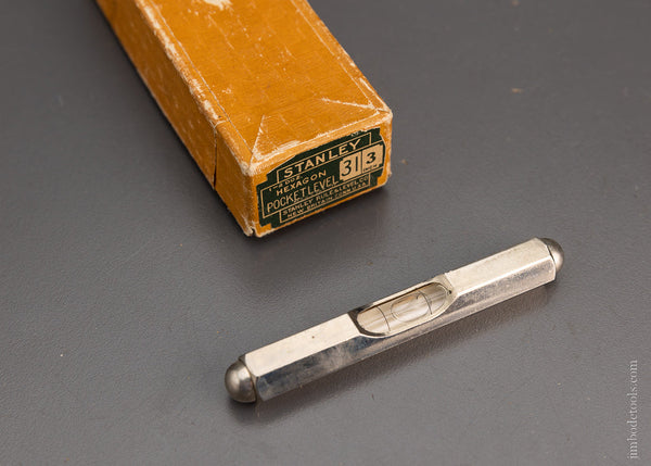 STANLEY No. 31 Pocket Level 3 Inch Mint in Box - 104300