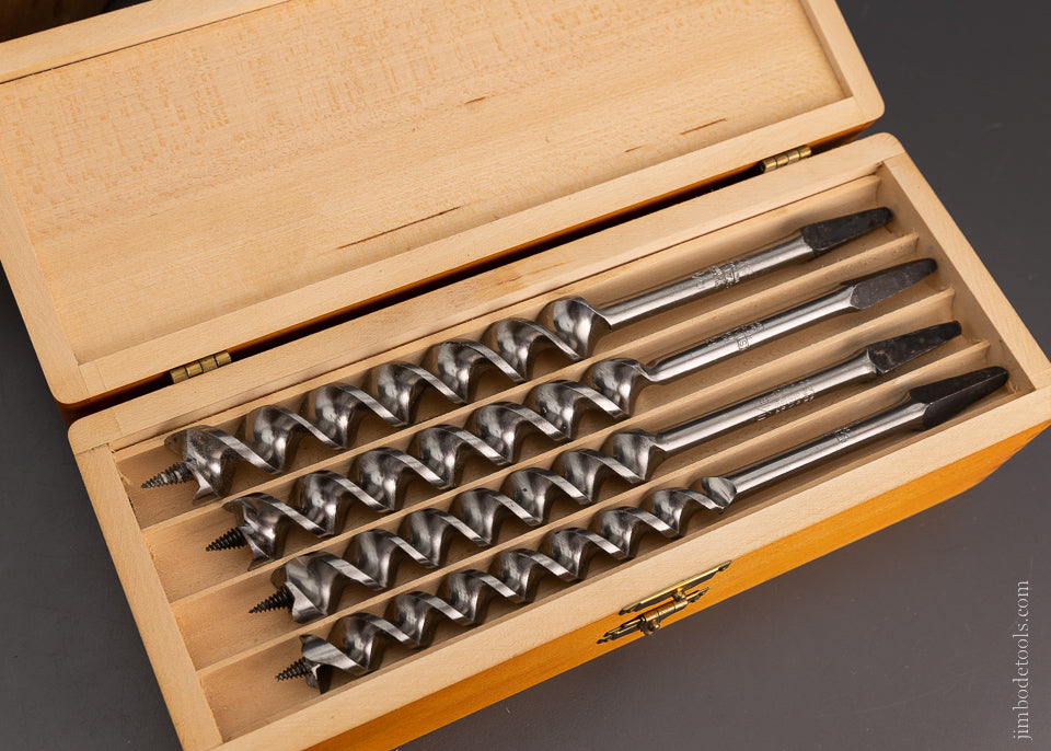 No. BX-D32 1/2 RUSSELL JENNINGS STANLEY Auger Bits with Coarse Pilot Screws Mint in Original Box - 104333