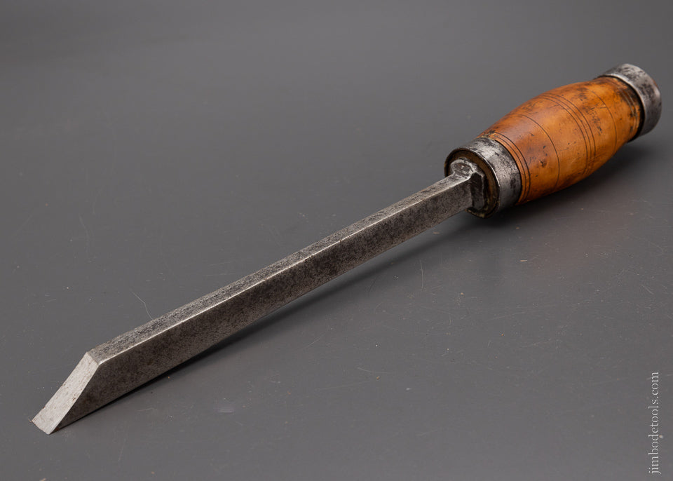 9/16 x 14 1/2 Inch Dutch Mortise Chisel Boxwood Handle FERDIN RUBENS - 104351