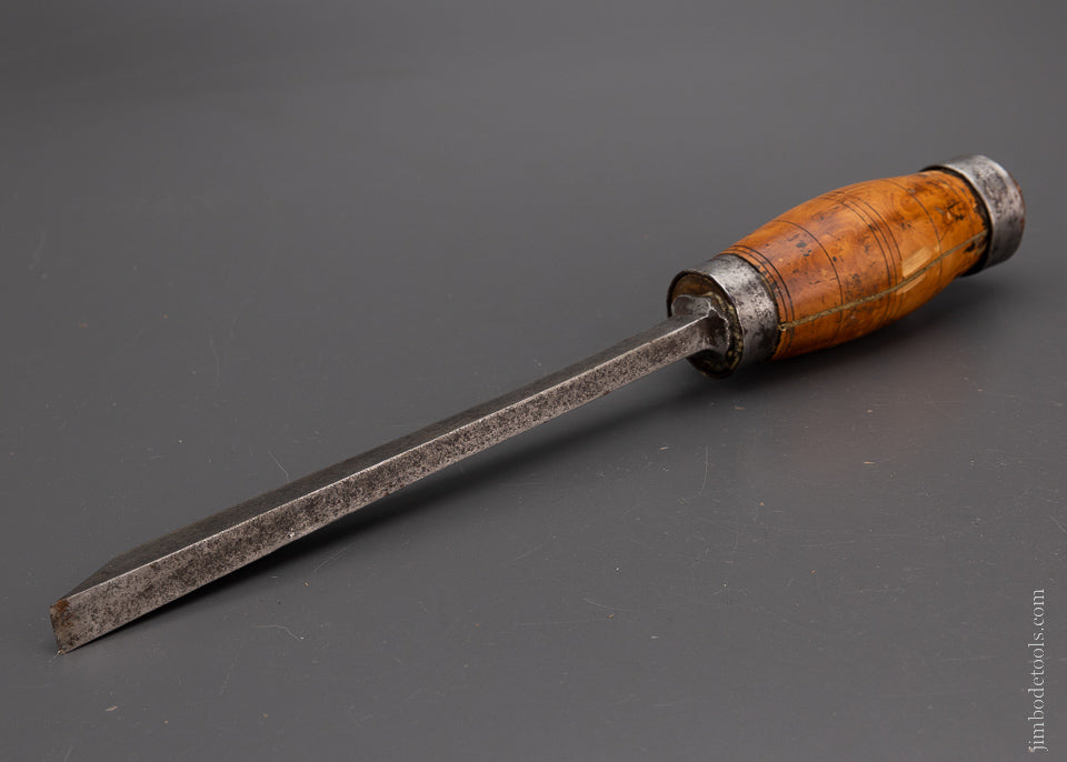 9/16 x 14 1/2 Inch Dutch Mortise Chisel Boxwood Handle FERDIN RUBENS - 104351