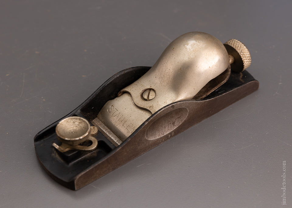 Fine STANLEY No. 65 Low Angle Block Plane Adjustable Mouth - 104410