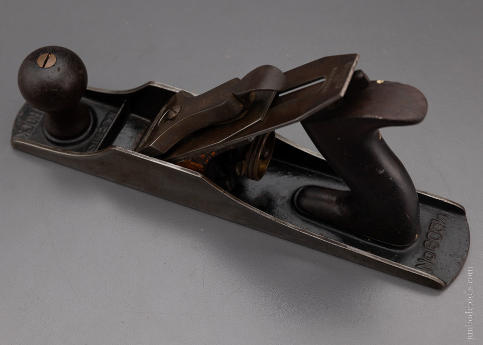 Very Rare STANLEY No. 605 1/4 BEDROCK Junior Jack Plane Sweetheart with Orange Frog - 104419
