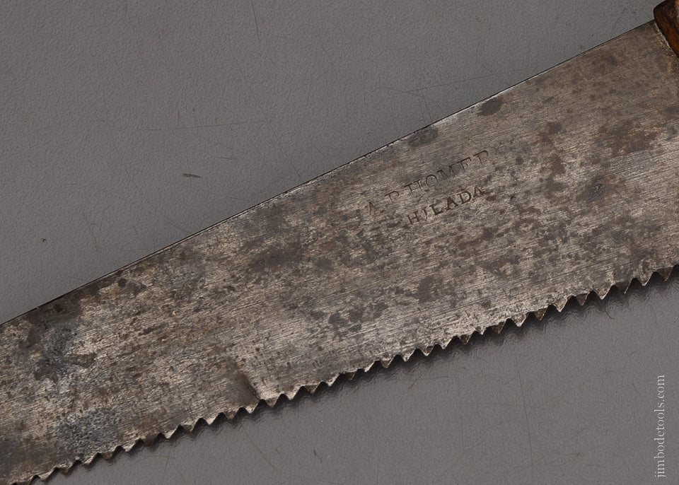 Signed Miniature Saw by A.P. HOMER PHILADA. - 104438