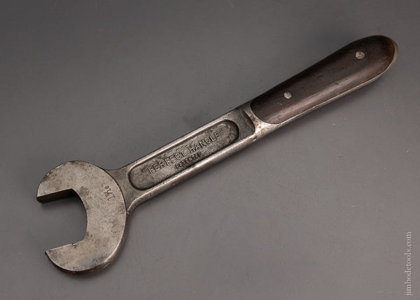 Rare Heavy Duty Smith Perfect Handle Open End Wrench 1 9/16 Inch Fine - 104440