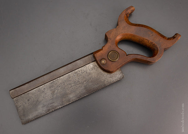 Crisp Just Sharpened HENRY DISSTON 8 Inch Dovetail Saw - 104456