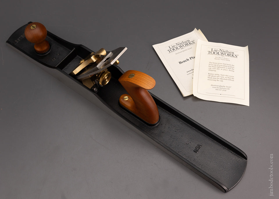 Mint in Box Unused LIE NIELSEN No. 7 Jointer Plane with 50° Frog - 104460