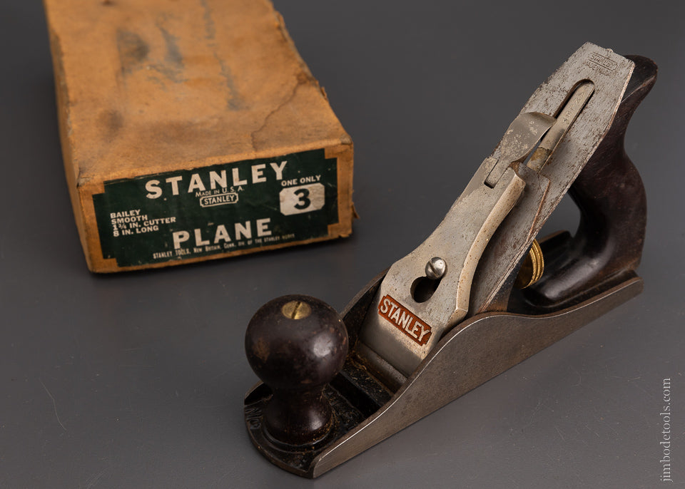 STANLEY No. 3 Smooth Plane in Original Box - 104481
