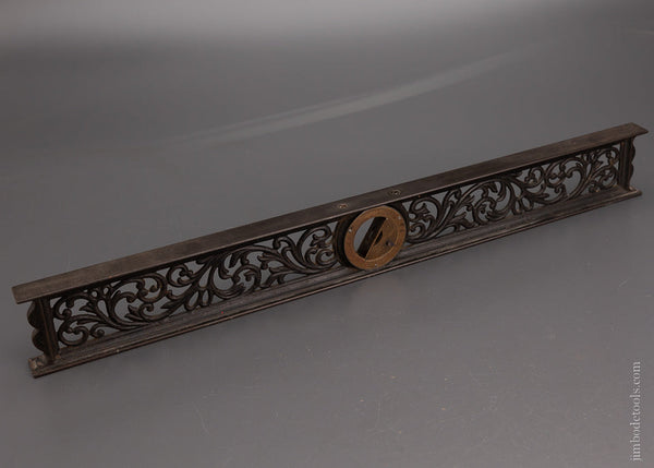 Fine Ornate Inclinometer Level by LL DAVIS 24 Inch - 104487